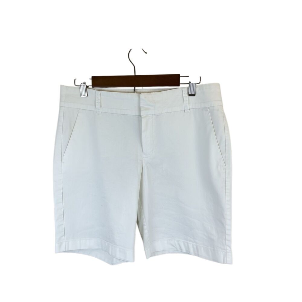 JCrew White Women's Cotton Shorts, Size 10